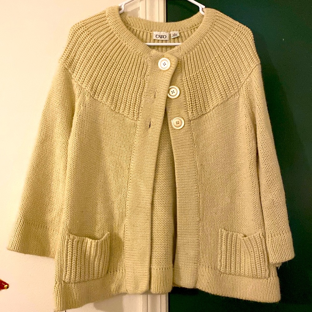 Coastal grandma sweater/cape